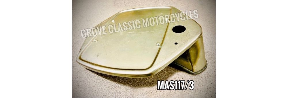 mas117/3 rear number plate & bracket - 7 digit type