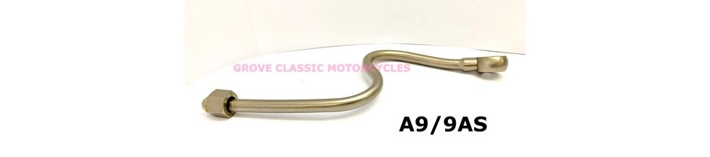 a9/9as rocker oil feed pipe - mac - timing cover to rockers