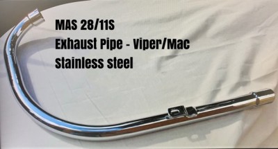 MAS28/11S Exhaust Pipe - Viper/MAC Stainless Steel