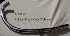 mas28/9s exhaust pipe viper clubman